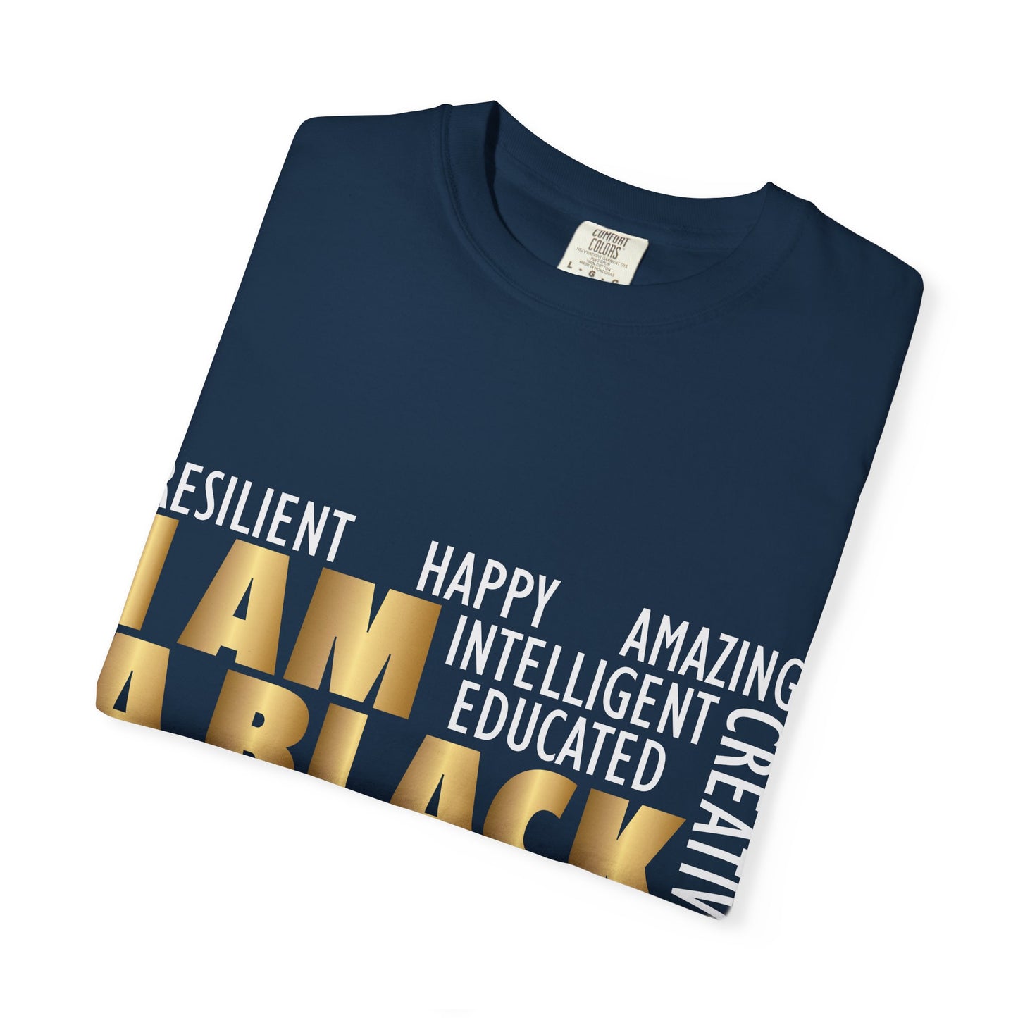 Empowering Statement T-shirt - I AM A BLACK MAN | Unisex Tee for Pride, Support, Identity, Casual Wear, Gift