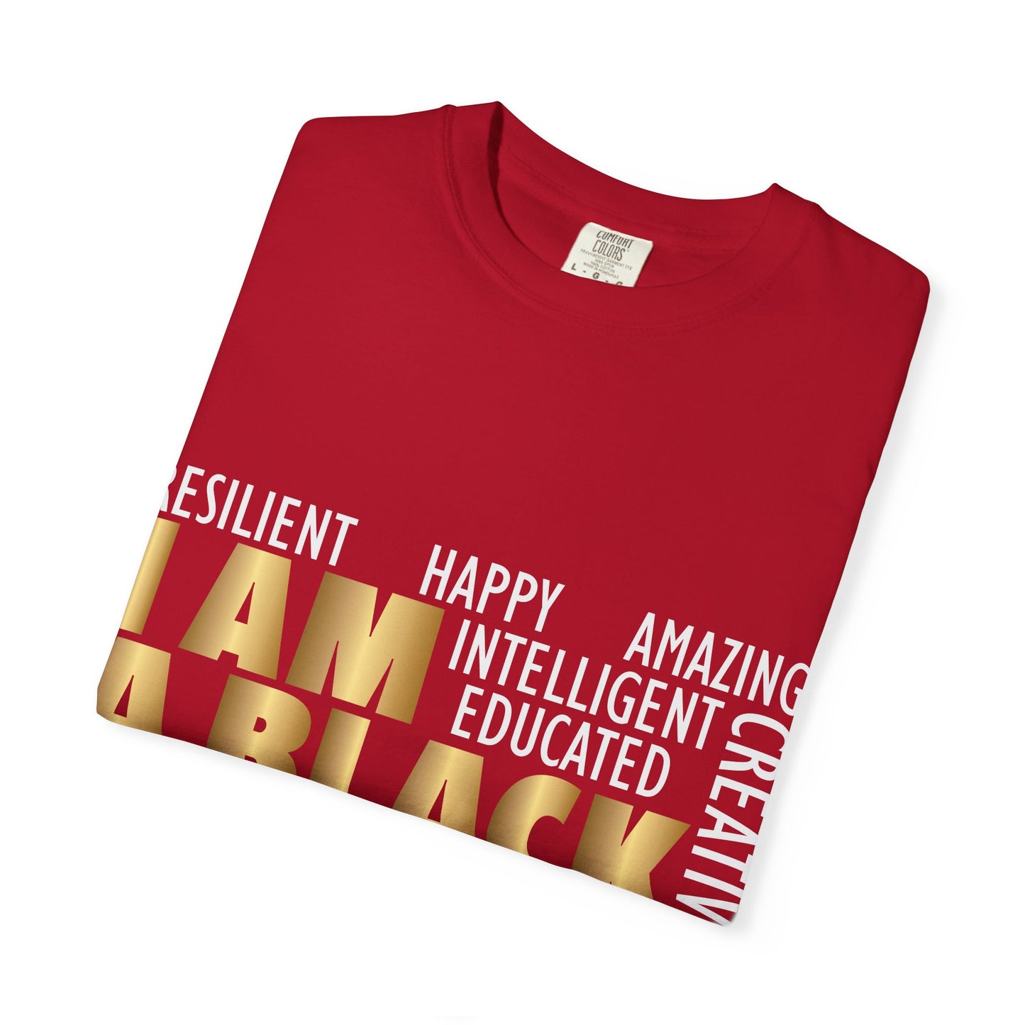 Empowering Statement T-shirt - I AM A BLACK MAN | Unisex Tee for Pride, Support, Identity, Casual Wear, Gift