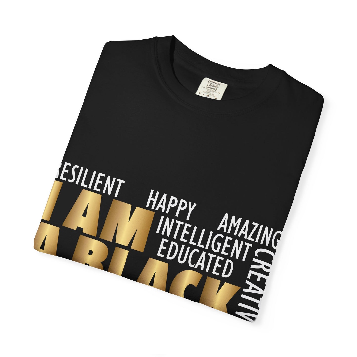 Empowering Statement T-shirt - I AM A BLACK MAN | Unisex Tee for Pride, Support, Identity, Casual Wear, Gift